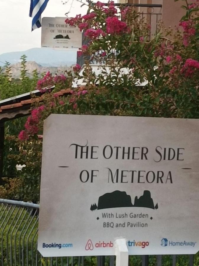 The Other Side Of Meteora With Lush Garden, Bbq & Pavillion Kalampaka Exteriör bild